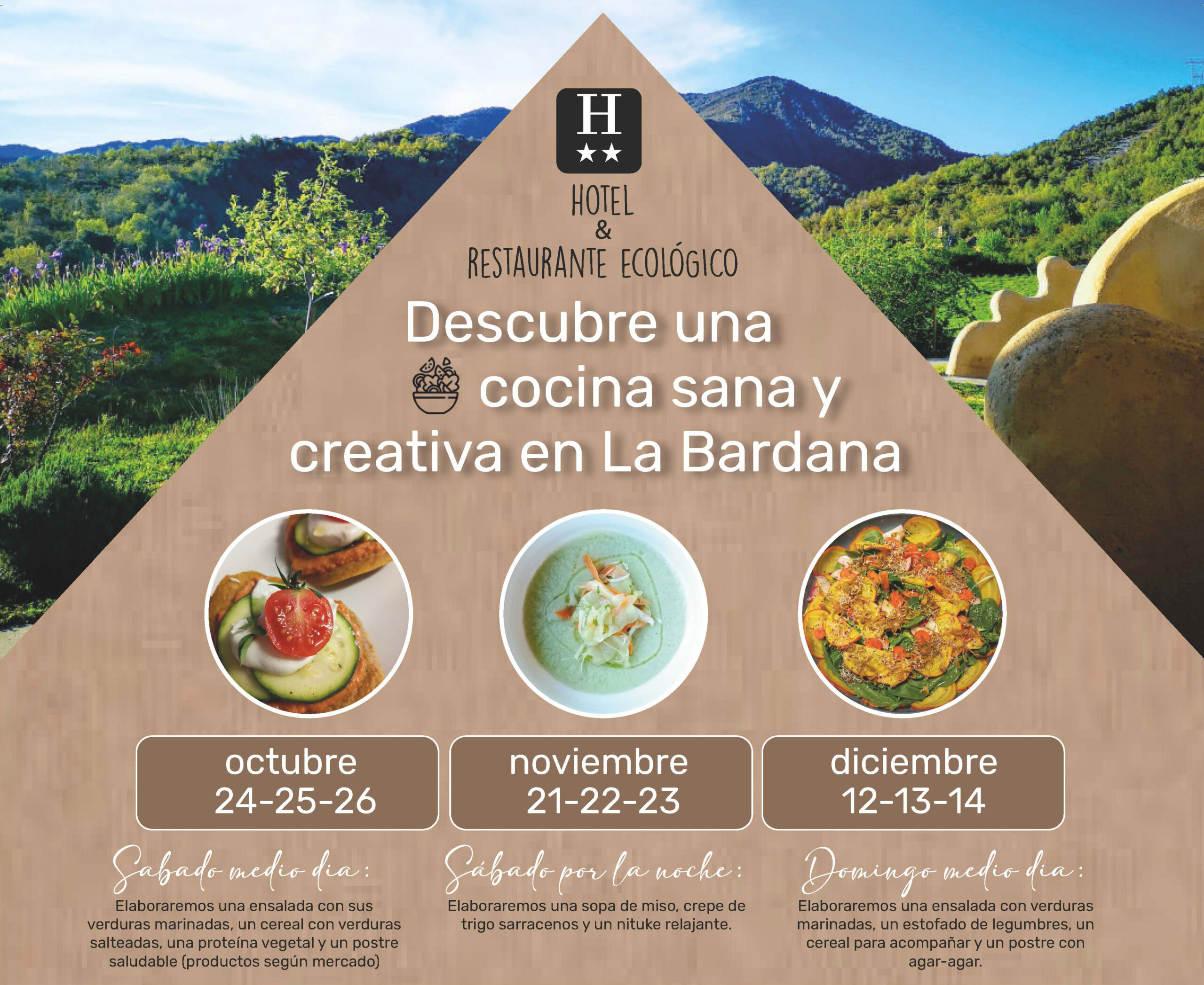 Cocina Sana y creativa en la Bardana